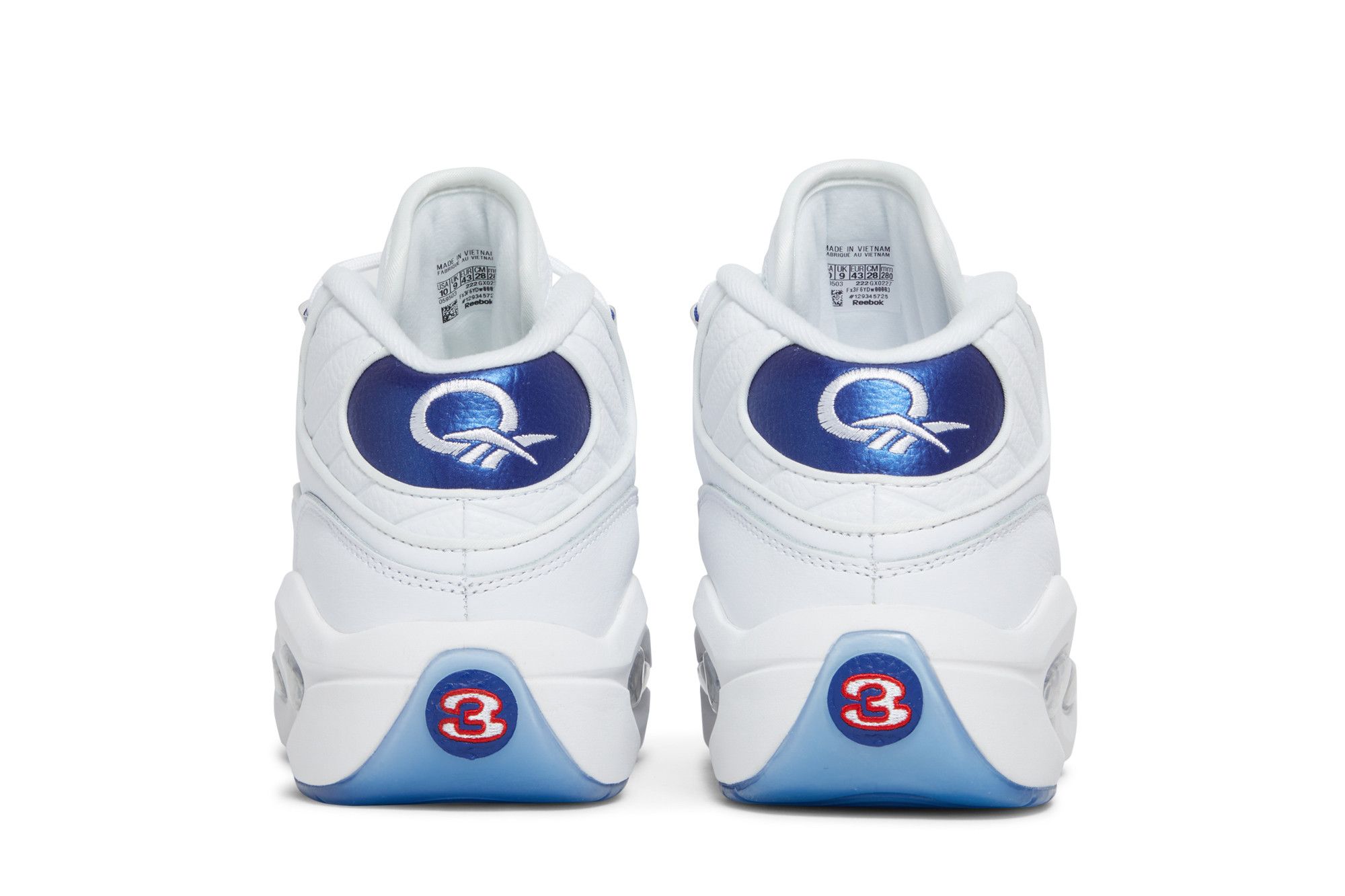 Question mid blue toe top