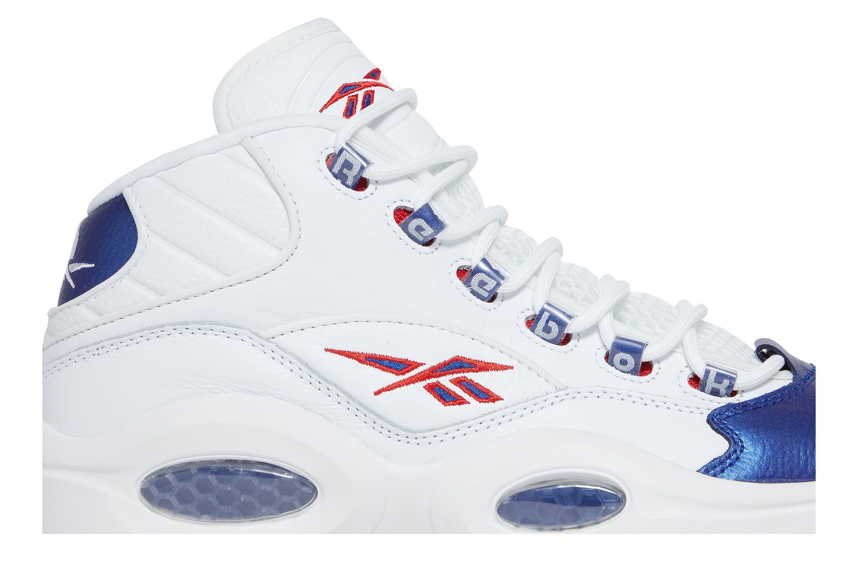 Reebok question mid blue sales