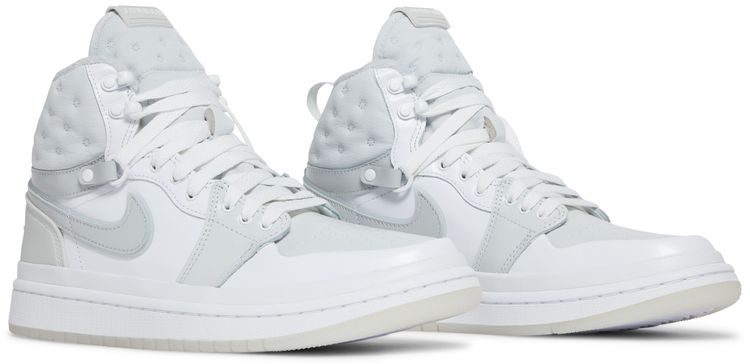 Wmns Air Jordan 1 Acclimate White Grey Fog