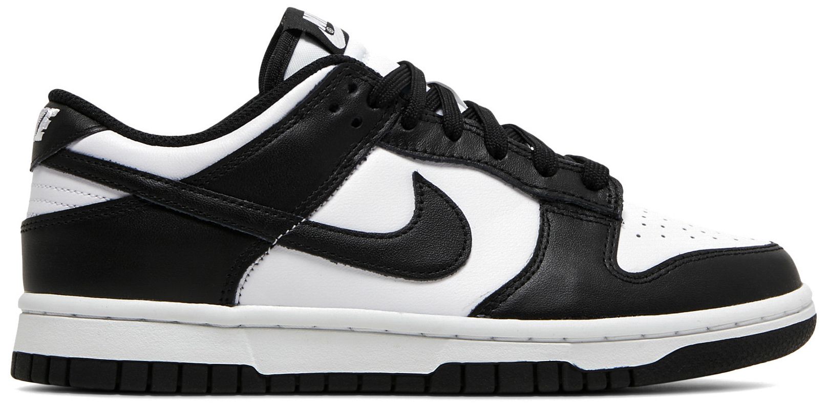 dunk low black white size 11