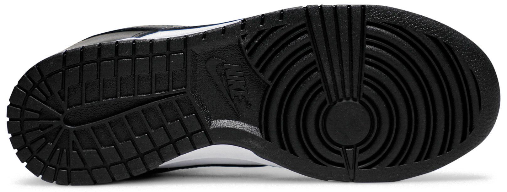 dunk low black white size 11