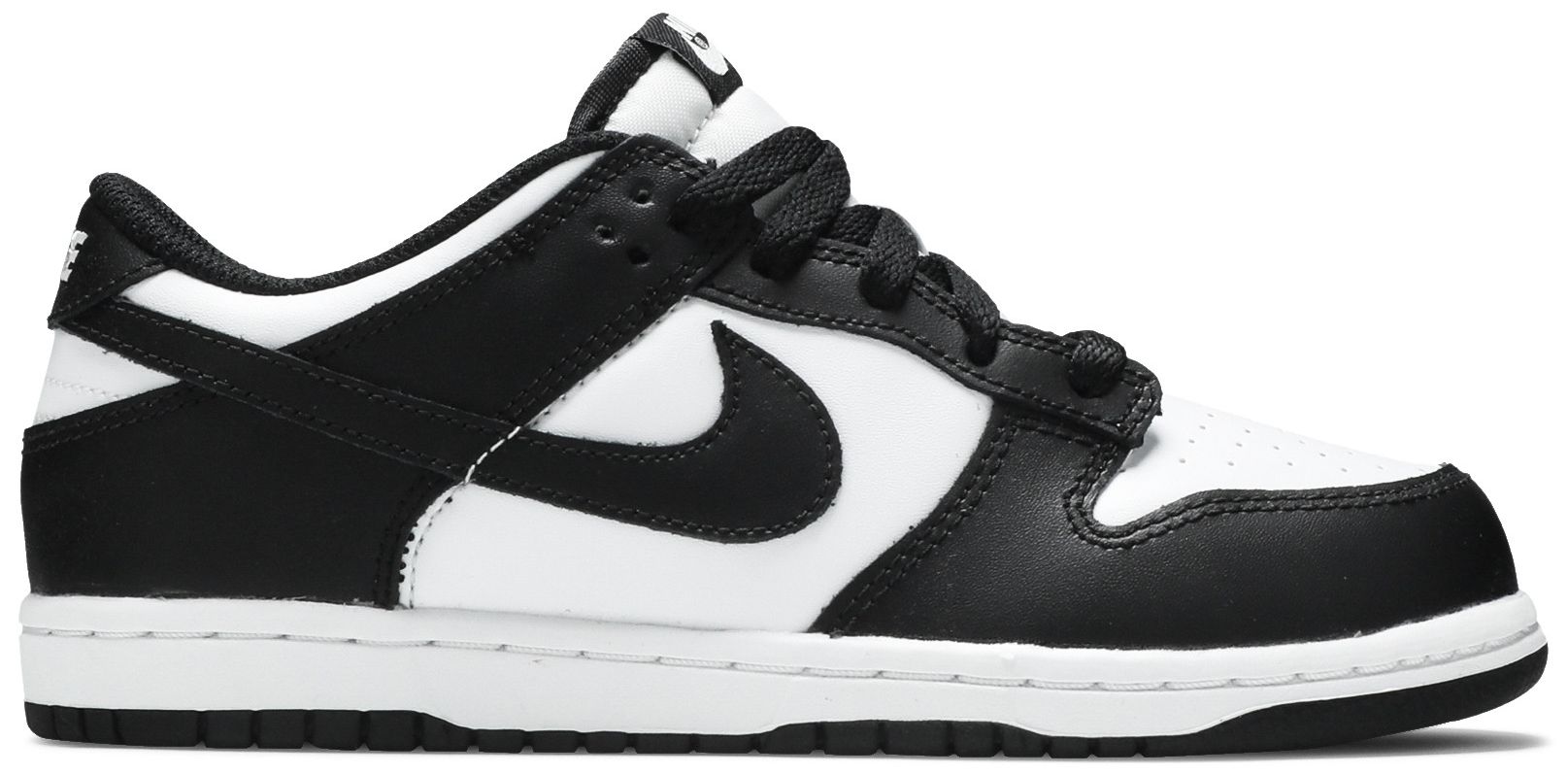 dunk low black white foot locker