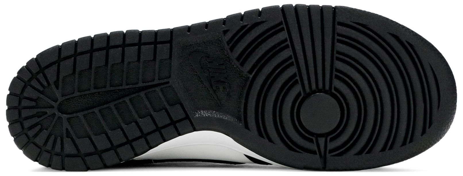 nike dunk low gs black and white