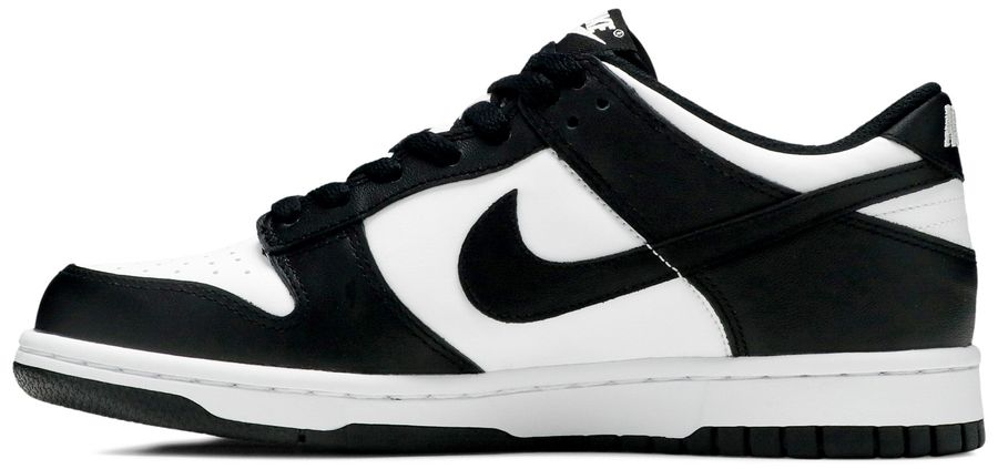 gs black and white dunks