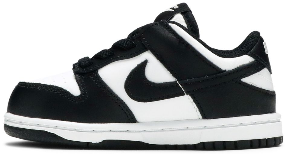 dunk low black white goat