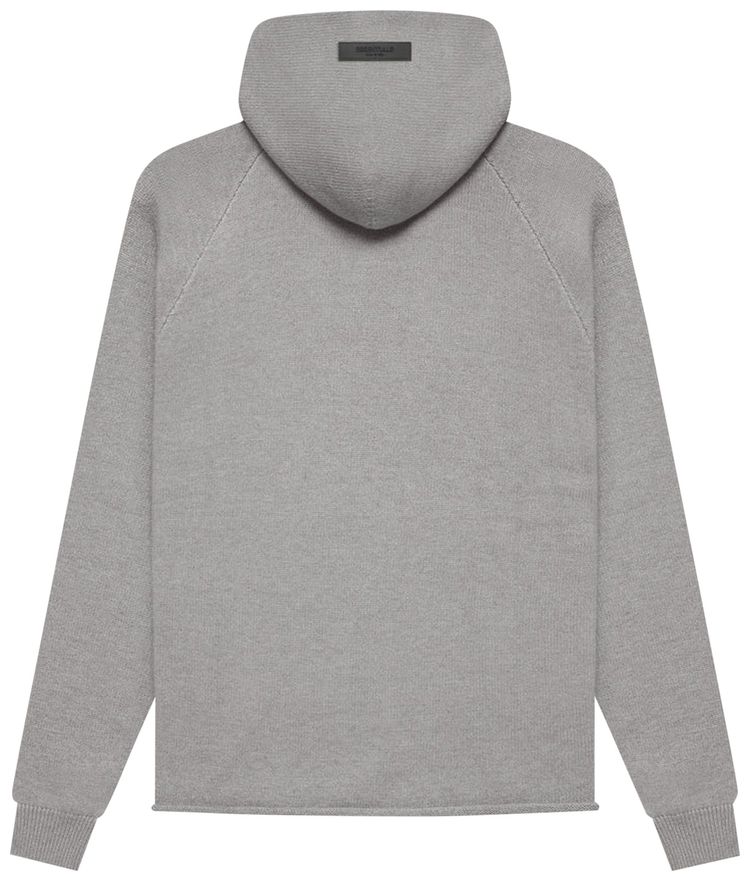Fear of God Essentials Knit Hoodie Dark Oatmeal