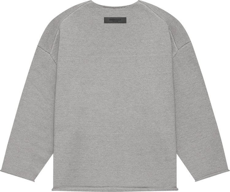 Fear of God Essentials Raw Edge Sweater Dark Oatmeal