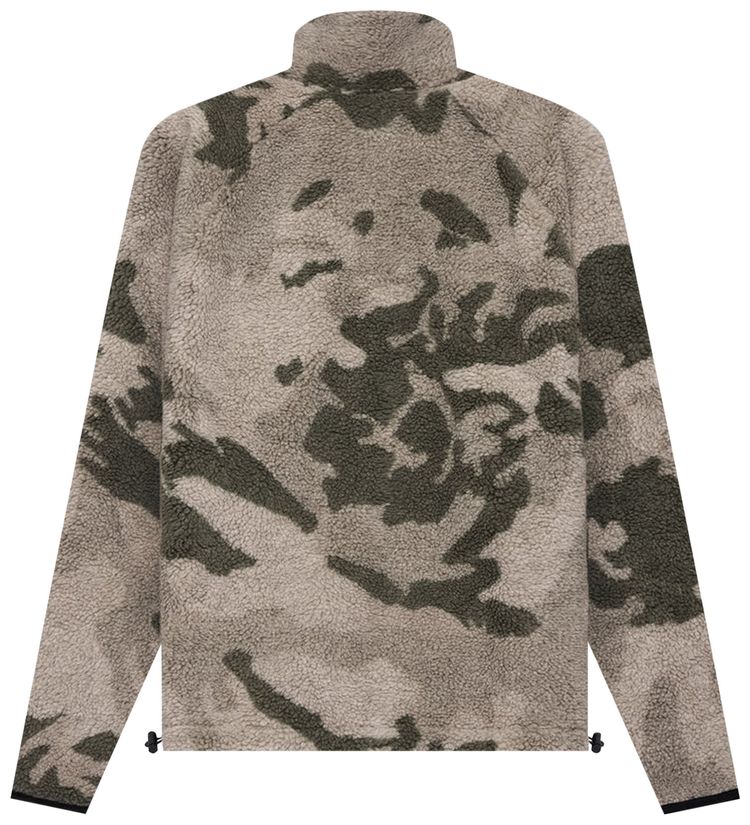 Fear of God Essentials Polar Fleece Full Zip Jacket Camo