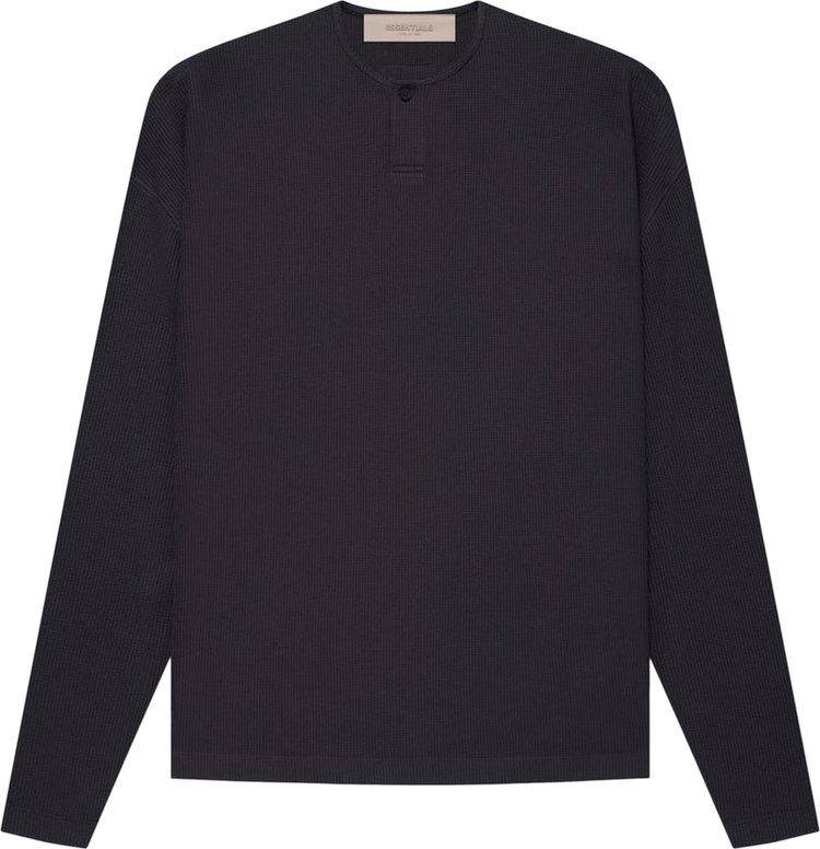 Fear of God Essentials Long-Sleeve Henley Thermal 'Iron'