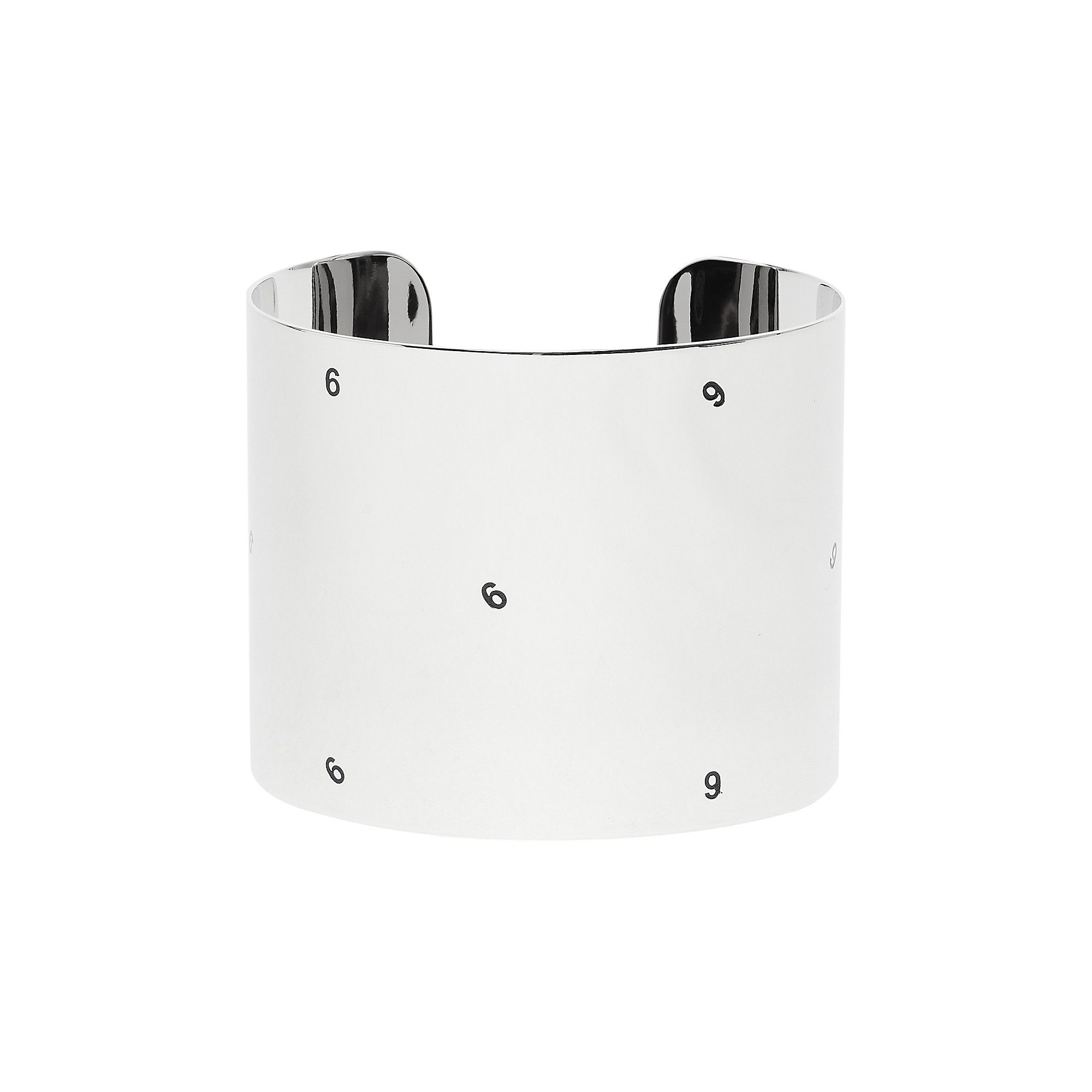 ★Maison Margiela★ Timeless Carved Bracelet Palladium SM1UY Maison Margiela 'Timeless' silver bracelet | Men's Jewellery