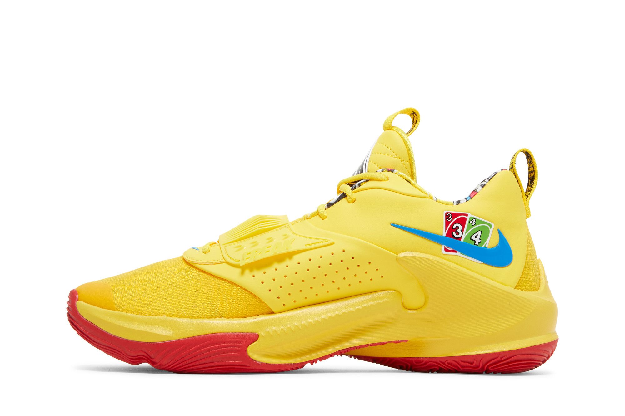 Buy UNO x Zoom Freak 3 NRG 50th Anniversary Yellow DC9364 700 GOAT