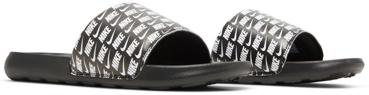 Nike Victori One Slide Print Repeat Logo   Black