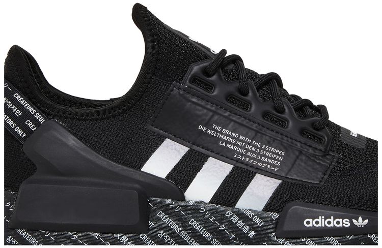 Adidas NMD R1 V2 Script Black