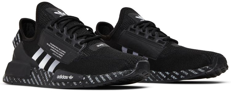 Adidas NMD R1 V2 Script Black