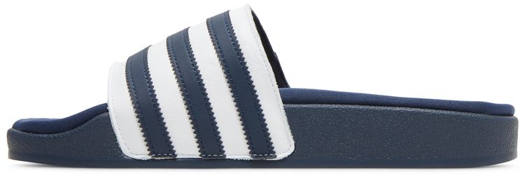 Adidas Wmns Adilette Slide Stitched   Collegiate Navy