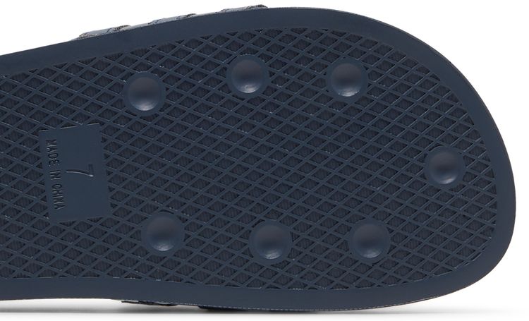 Adidas Wmns Adilette Slide Stitched   Collegiate Navy