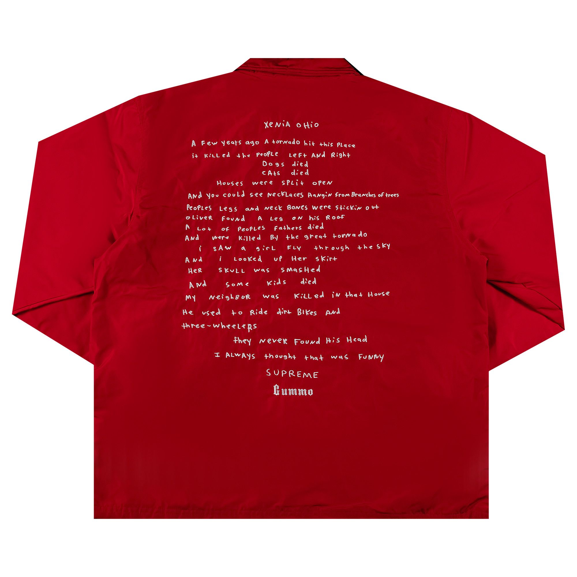 Buy Supreme Gummo Coaches Jacket 'Red' - SS22J60 RED | GOAT SA