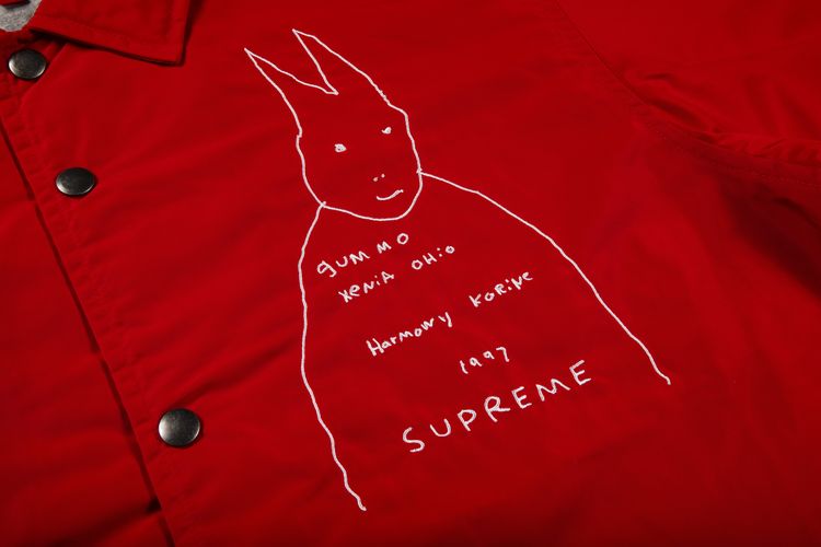 Supreme Gummo Coaches Jacket Red