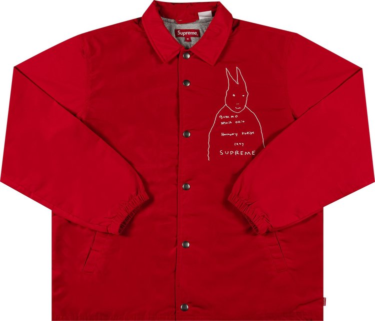 Supreme Gummo Coaches Jacket 'Red'
