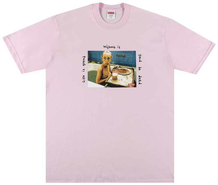 Supreme Gummo Bathtub Tee Light Pink