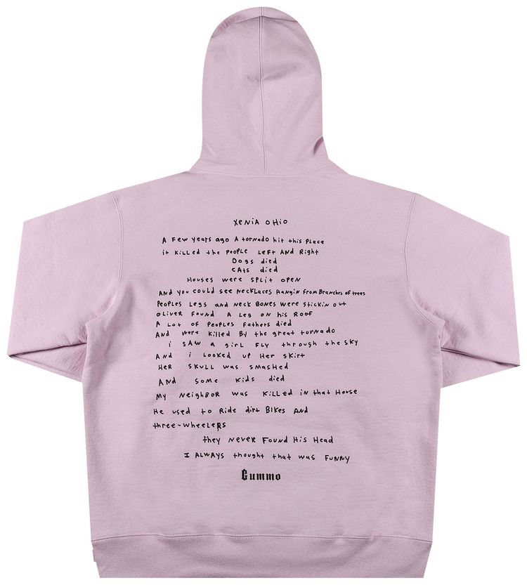 Supreme Gummo Hooded Sweatshirt Pale Pink
