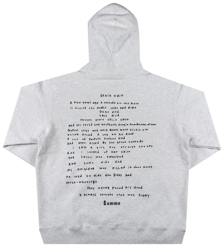 Supreme Gummo Hooded Sweatshirt Ash Grey