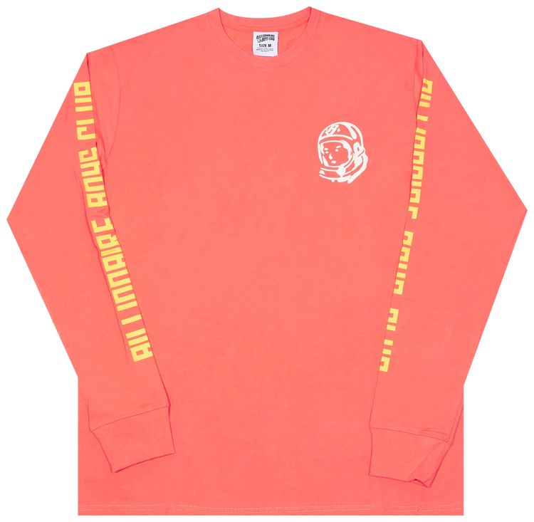 Billionaire Boys Club Wealth Long Sleeve Tee Shell Pink