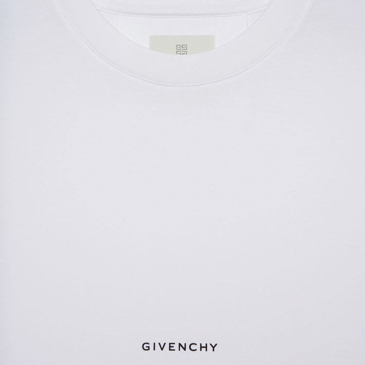 Givenchy Classic Fit Logo T Shirt White