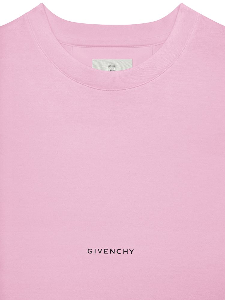 Givenchy Classic Fit Logo T Shirt Light Pink