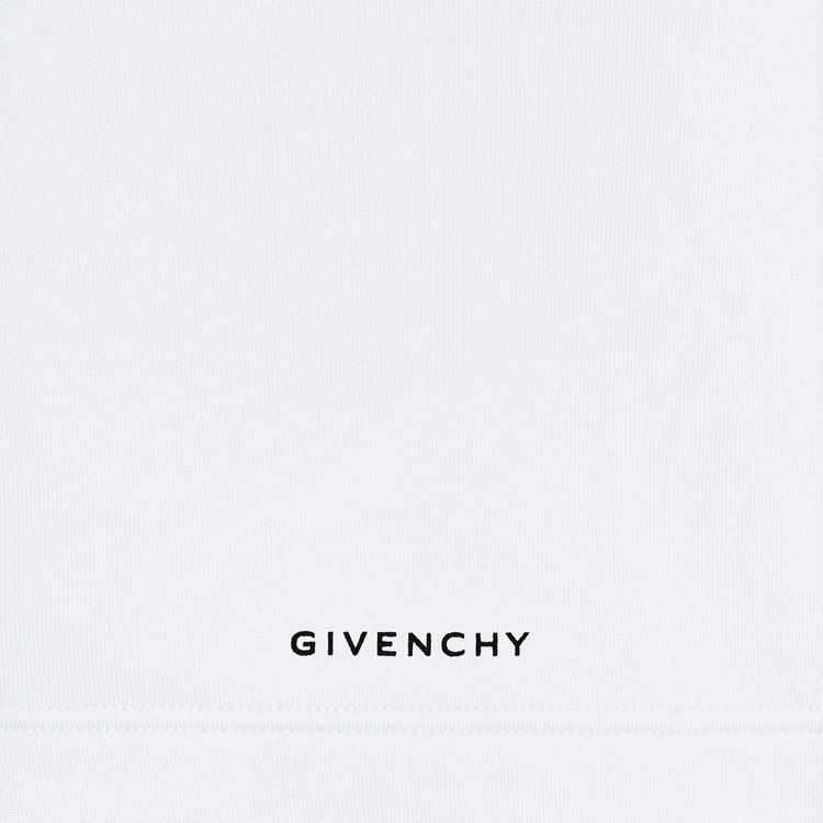 Givenchy Boxy Fit Logo Bermuda White