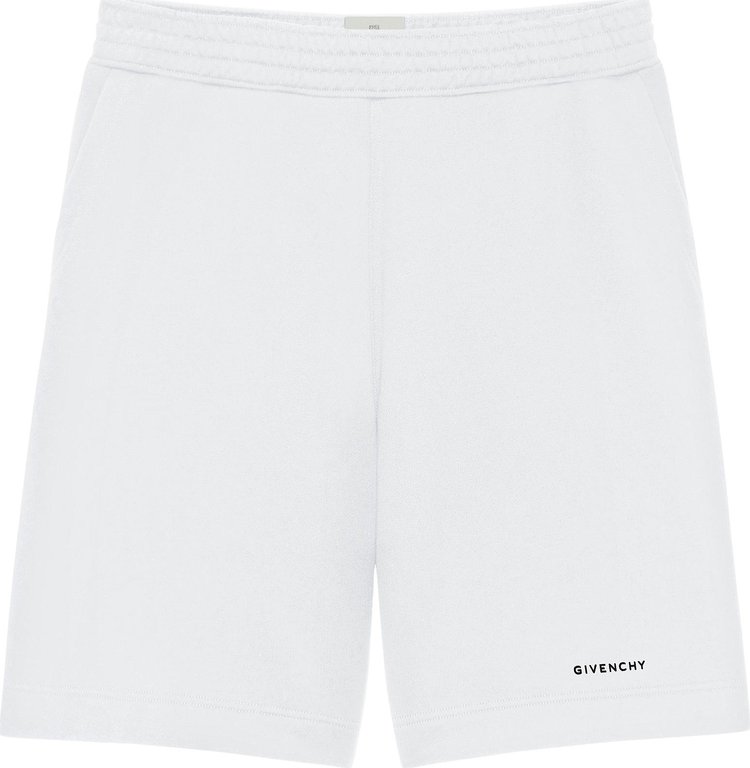 Givenchy Boxy Fit Logo Bermuda 'White'