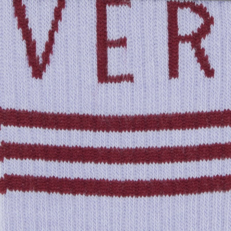 Versace Vintage Logo Socks OrchidBordeaux