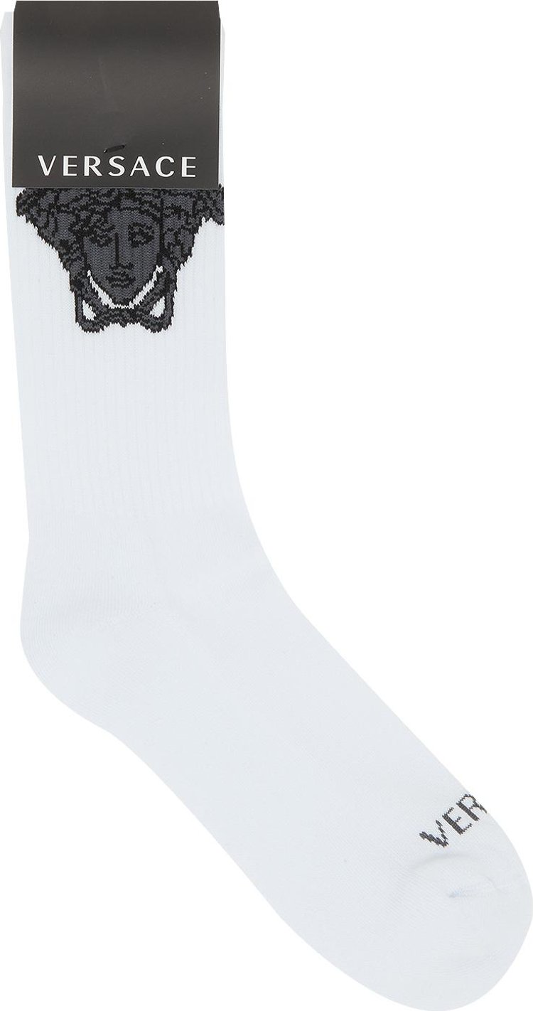 Versace Medusa Socks 'White'