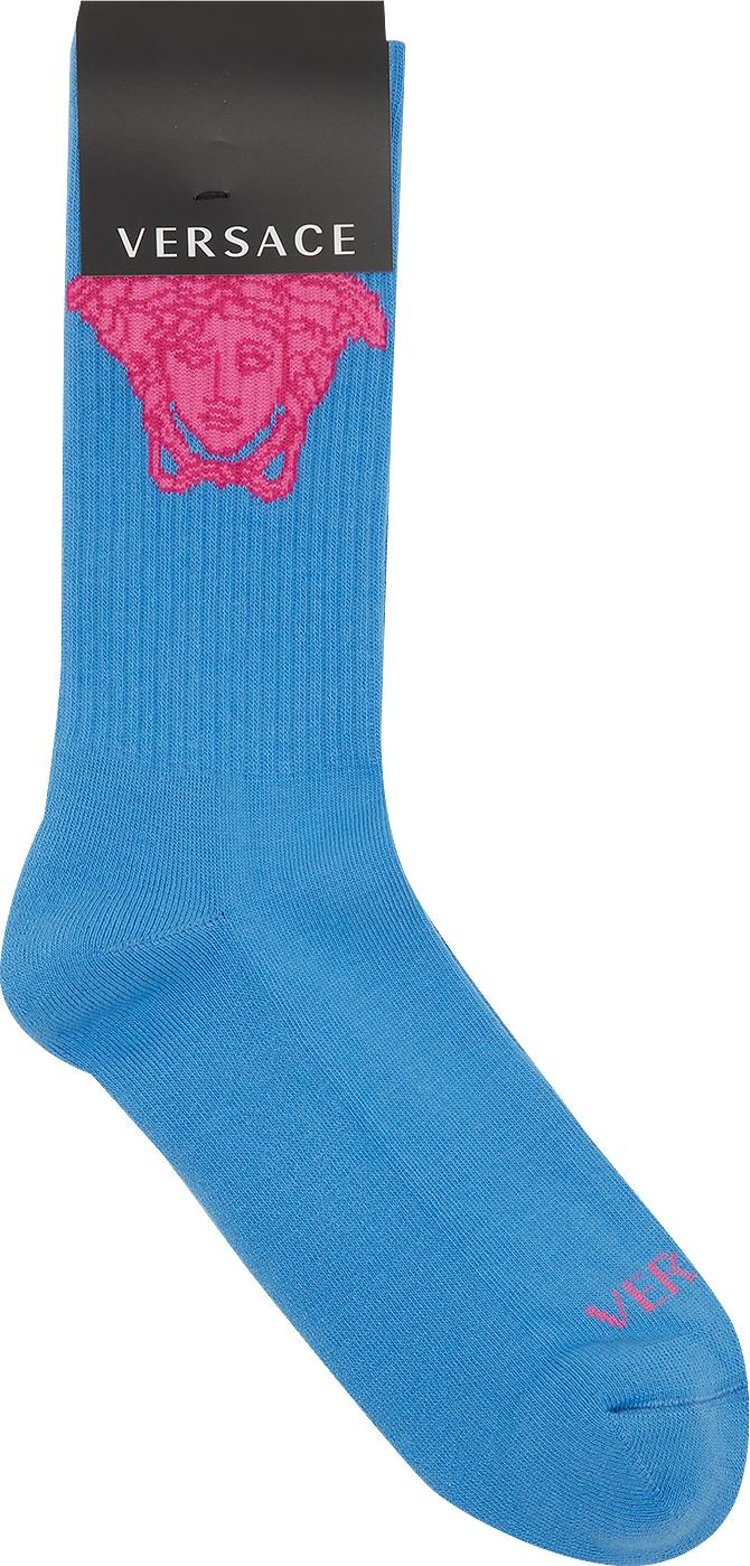 Versace Medusa Socks 'Blue'