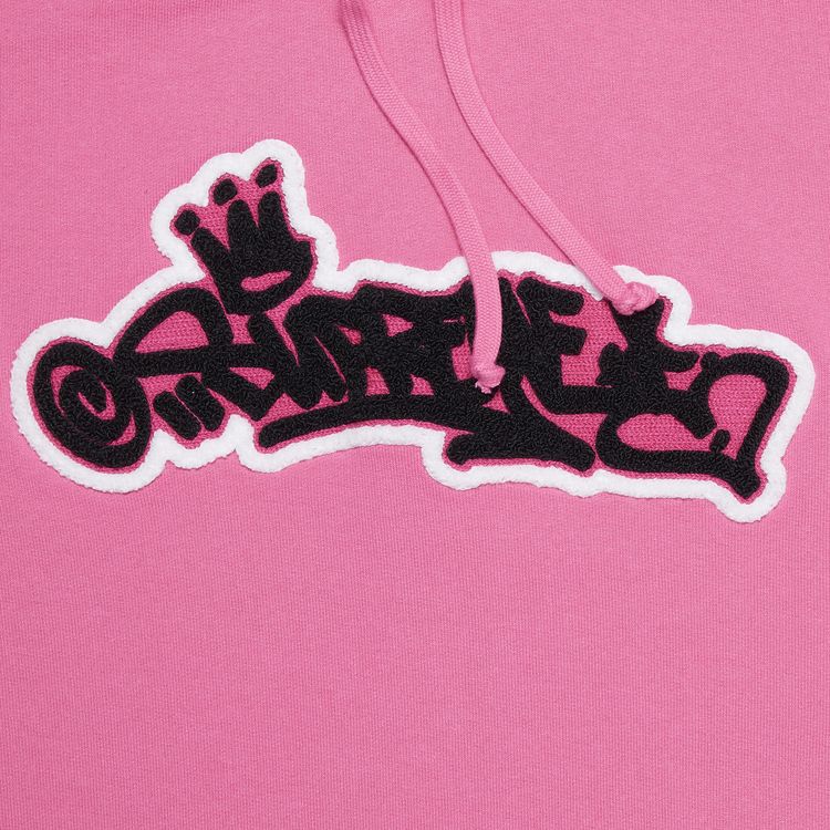 Supreme Handstyle Hooded Sweatshirt Magenta