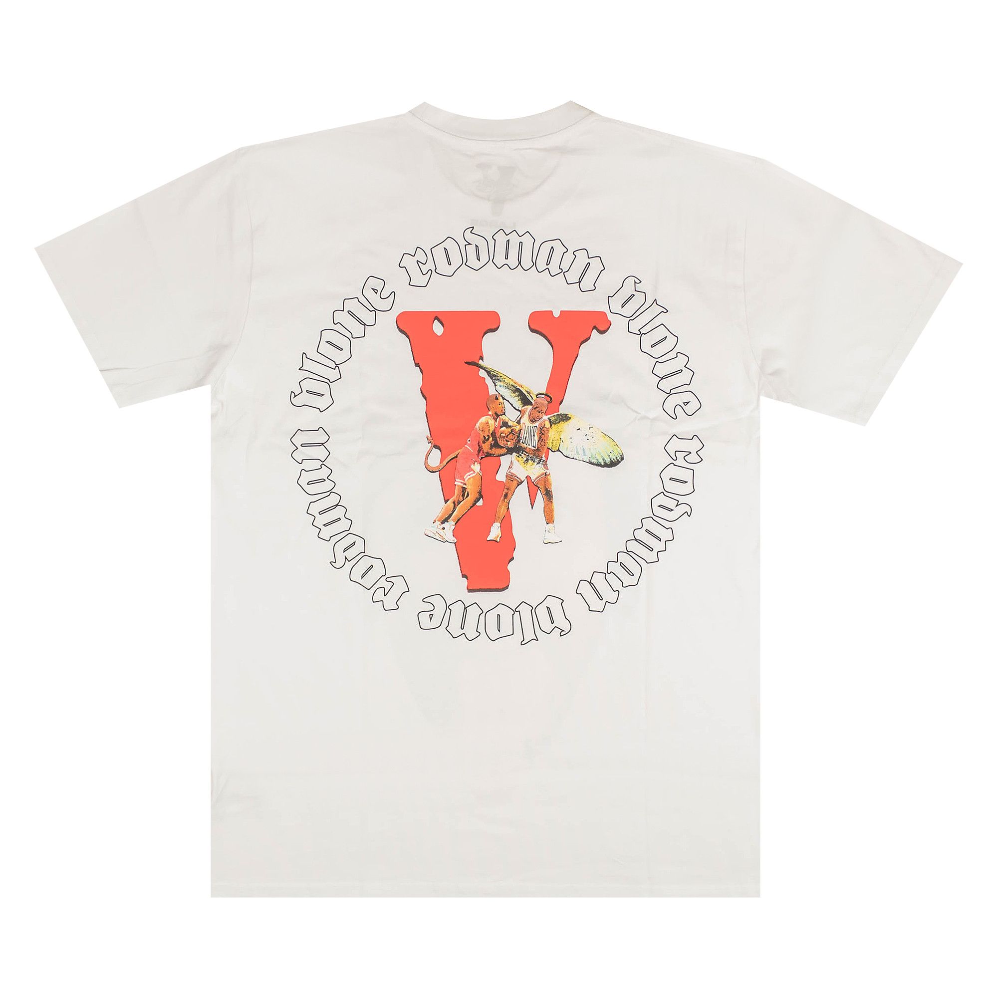Buy Vlone x Rodman Angel Vs. Demon T Shirt White 1020 100000103AVDT WHIT GOAT