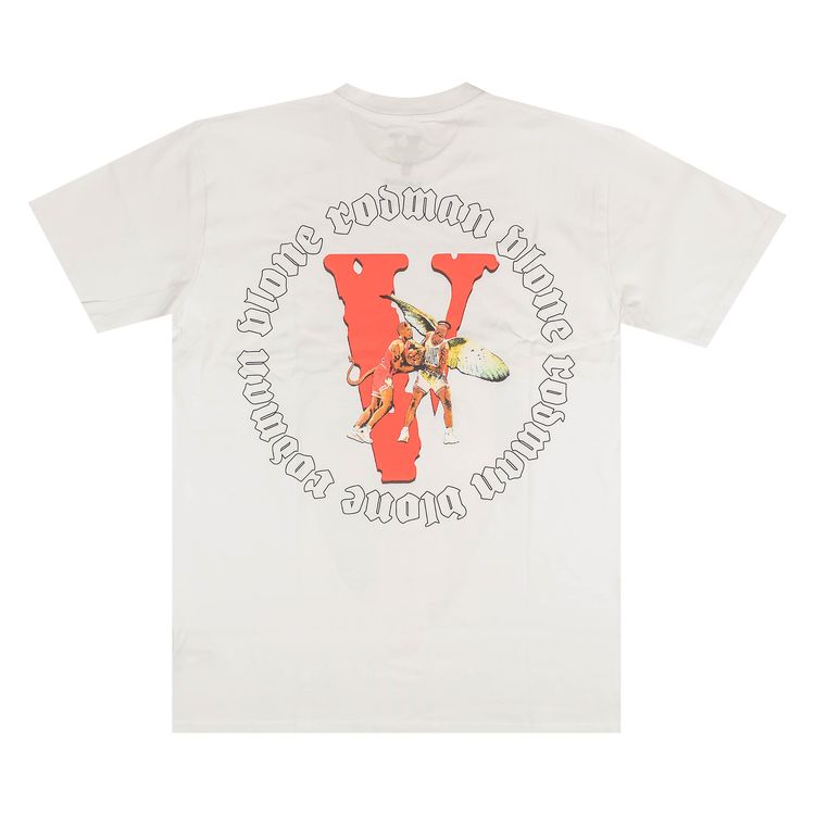 Vlone x Rodman Angel Vs Demon T Shirt White