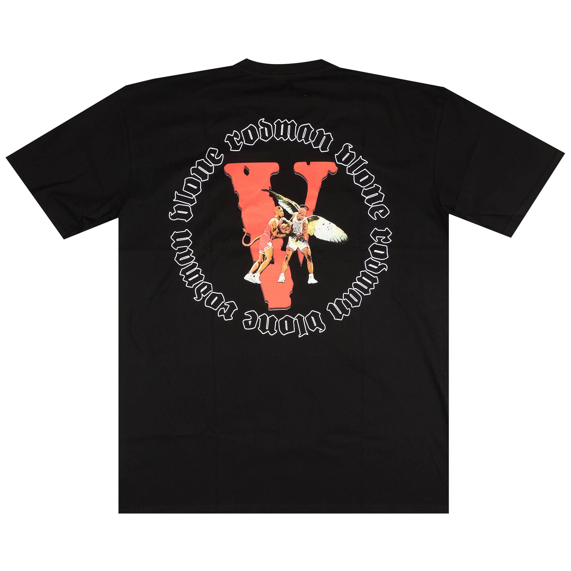 ラグジュアリーストリート★Vlone Rodman Logo T-shirt Vlone Rodman Logo T-shirt Black Men's - SS22 - US