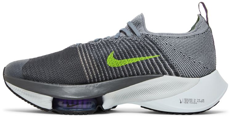 Nike Air Zoom Tempo NEXT Flyknit Particle Grey Volt