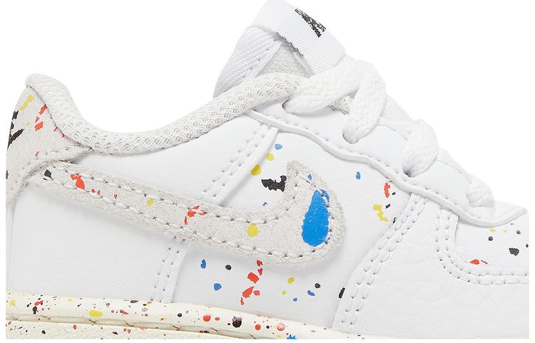 Nike Force 1 LV8 3 TD Paint Splatter   White