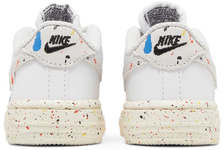 Nike Force 1 LV8 3 TD Paint Splatter   White