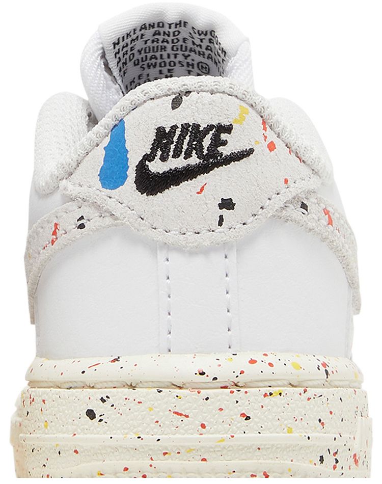 Nike Force 1 LV8 3 TD Paint Splatter   White