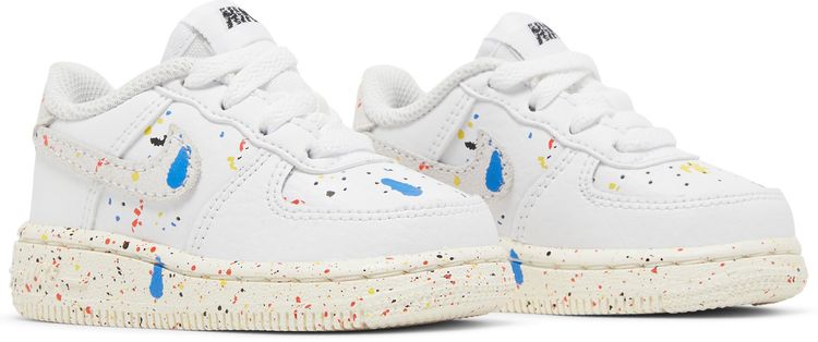 Nike Force 1 LV8 3 TD Paint Splatter   White