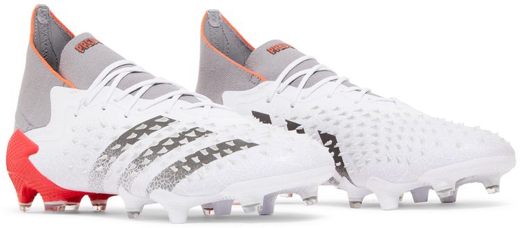Adidas Predator Freak1 FG Demonskin   White Solar Red