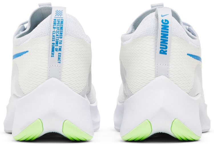 Nike Zoom Fly 4 White Imperial Blue Lime Glow