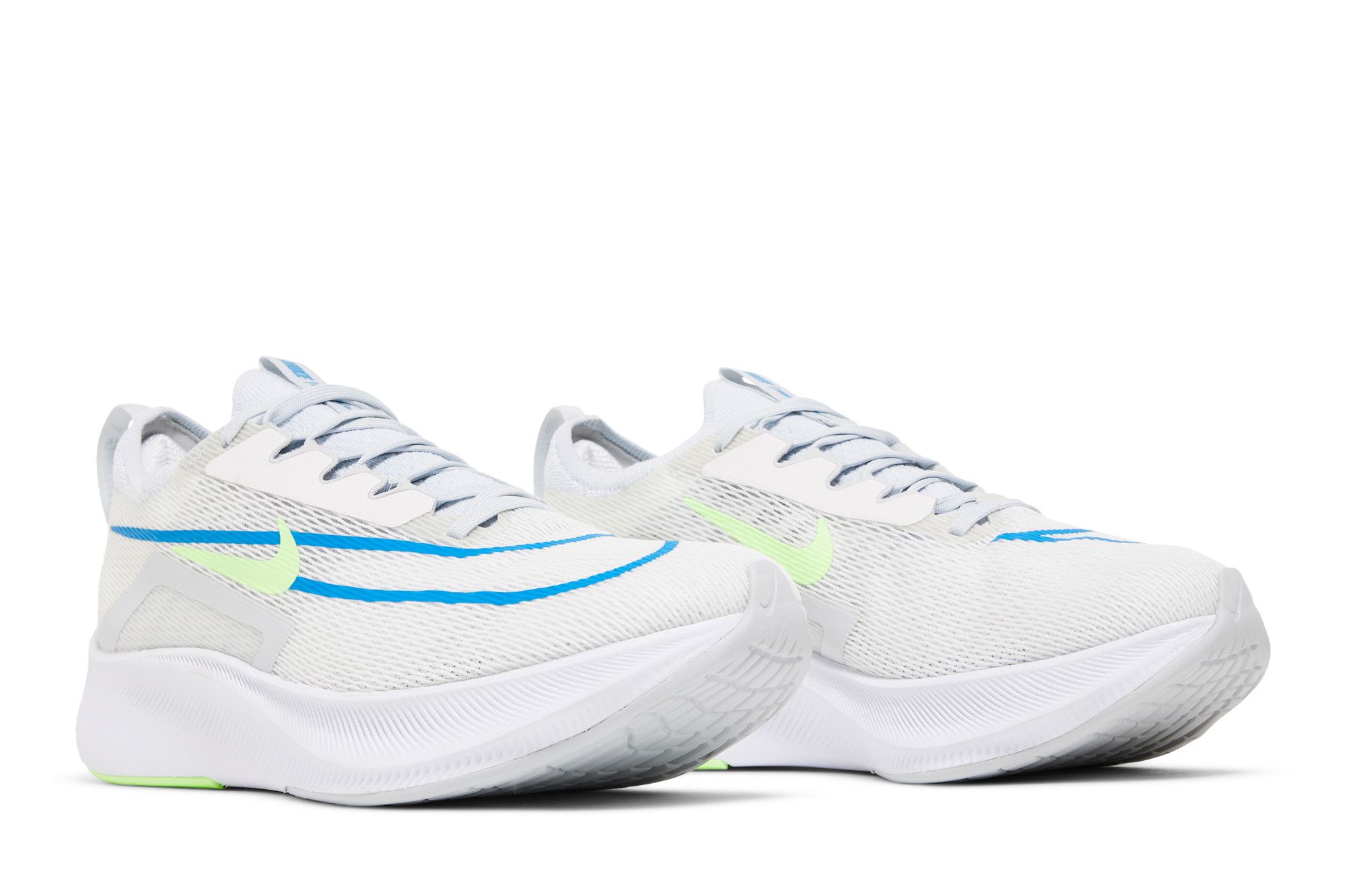 Buy Nike Zoom Fly 4 'White Imperial Blue Lime Glow' - CT2392 100