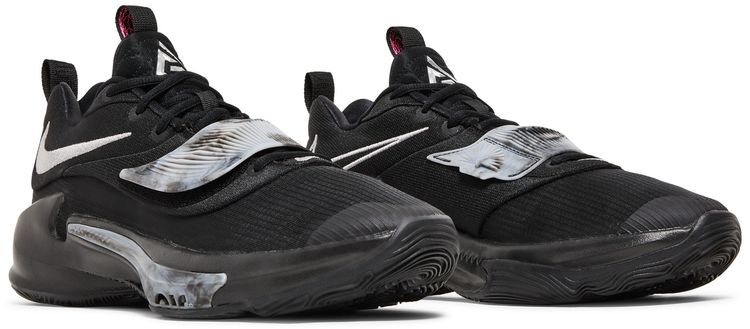 Nike Zoom Freak 3 Black Metallic Silver