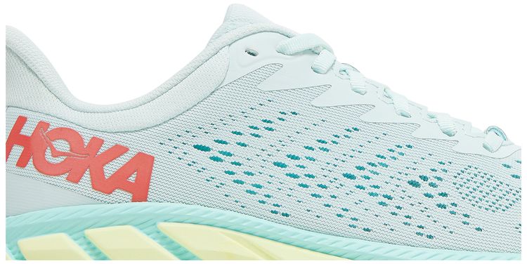 HOKA Wmns Clifton 7 Morning Mist Hot Coral