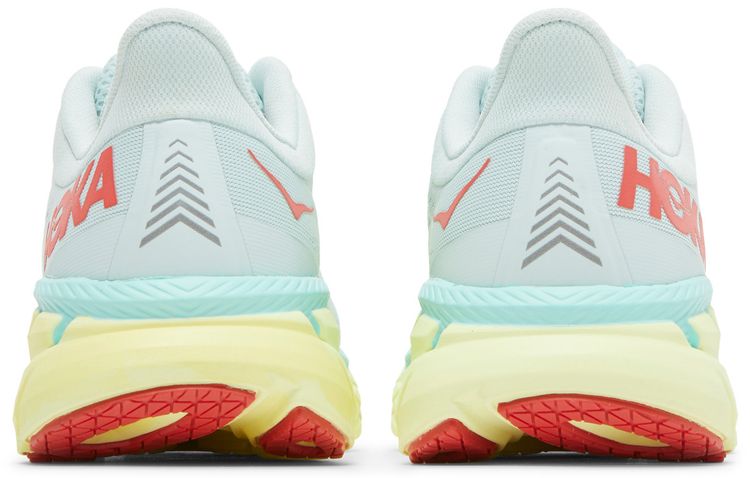 HOKA Wmns Clifton 7 Morning Mist Hot Coral