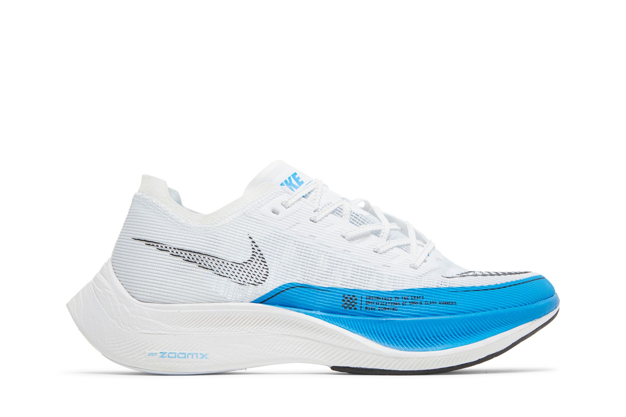 Size 12.0 ZoomX Vaporfly NEXT 2 White Photo Blue